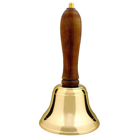 Halco Adult General Sizing Brass Hand Bell - One Size Fits Most 8 In - Gold  : Target