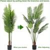 GAOMON Artificial Areca Palm Tree, Artificial Palm Tree with Adjustable  branch, Tropical Palm Silk Plant Potted, Fake Palm Tree - 2 of 4