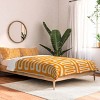 Deny Designs King Avenie Modern Craft Greek Key Comforter and Sham Set Yellowish Orange - 2 of 4