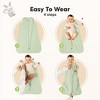 2-Pack Snooze Baby Sleep Sacks, Organic Cotton Wearable Blanket, Soft  Toddler Sleeping Bag, Smooth Zipper - 3 of 4