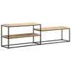 vidaXL TV Stand 70.9"x11.8"x19.7" Rough Mango Wood - 4 of 4