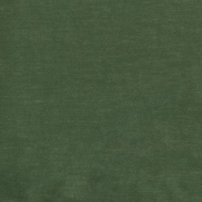 Green Velvet Blackout Window Curtain Panel with Rod Pocket
