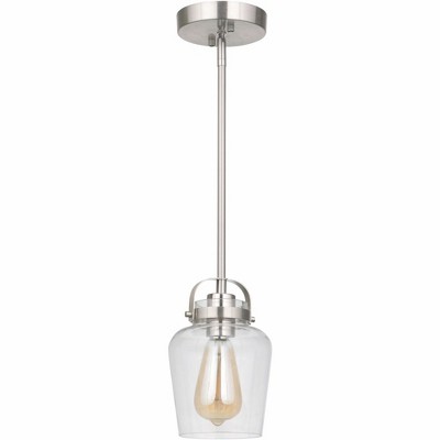 Craftmade Lighting Trystan 1 - Light Pendant in  Brushed Polished Nickel