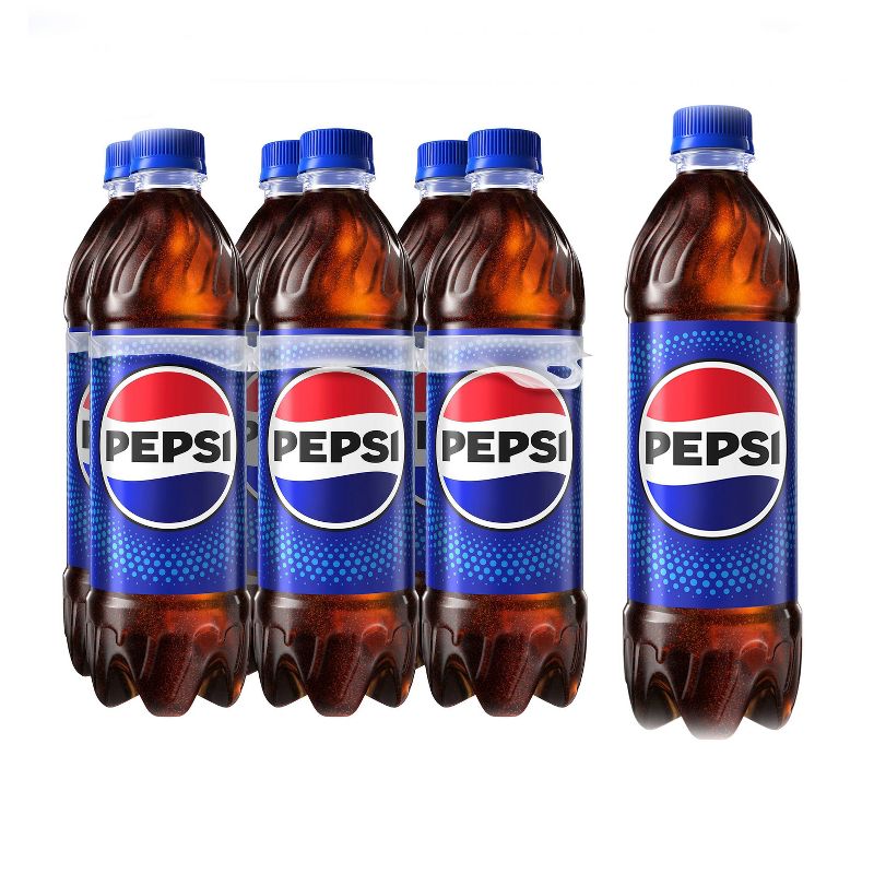 Pepsi Cola Soda - 6pk/16.9 fl oz Bottles, 1 of 6