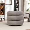 SEYNAR Modern Glam Velvet 360 Degree Swivel Accent Armchair with Tufted Back - 4 of 4