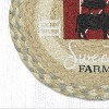 Earth Rugs Farm Sweet Farm Trivet – Hand-Stenciled Jute Pad for Rustic Kitchens - 2 of 3