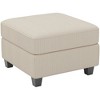 Belffin Corduroy Ottoman Modular Sectional Couch Module Parts Convertible Modern Sectional Sofa Couch - 2 of 4