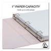 Samsill Earth's Choice Plant-Based BOHO D-Ring View Binders, 1" Capacity, 11 x 8.5, Rose, 2/Pack - 3 of 4
