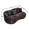 CAVINAS Corduroy Fabric Bean Bag Chair for Adults and Kids,Oversized Lazy Sofa Chair with Foam and High Back,Modern Lounge Chair for Living Room - 3 of 4