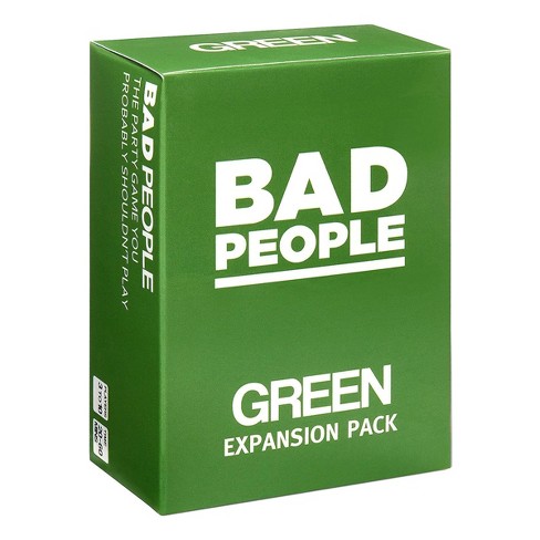 Bad People Green Expansion Pack (100 New Question Cards) - The Party Game  You Probably Shouldn't Play : Target