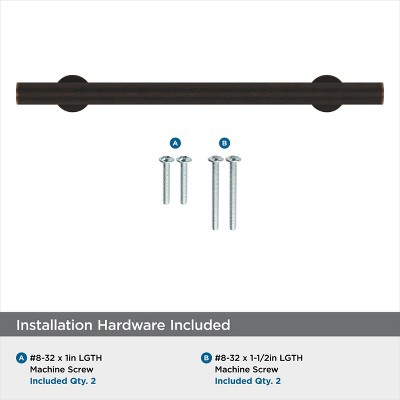 Oil Rubbed Bronze Modern Cabinet Drawer Pull Bar