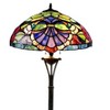 Chloe Lighting Hannah Tiffany-style 2 Light Baroque/roses Floor Lamp 18" Shade - 3 of 3