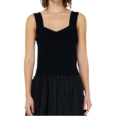 Women's Sleeveless Sweater Tank - current air