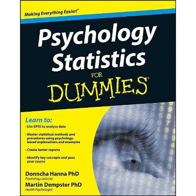 Psychology Statistics For Dummies - by  Donncha Hanna (Paperback)