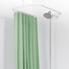 Hoop Shaped Aluminum Shower Curtain Rod White Zenna Home Target
