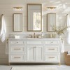 Crystorama Lighting Emory 4 - Light Vanity in  Modern Gold - 4 of 4