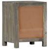 vidaXL Bedside Cabinet 15.7"x11.8"x19.7" Solid Reclaimed Wood and Steel - 4 of 4