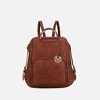 MKF Collection Torra Milan “M” Signature Trendy Spacious Backpack by Mia K - 2 of 4
