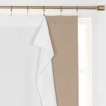 Extra Wide Draft Stop Thermal Single Window Curtain Liner - White - SunVeil
