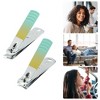Unique Bargains Nail Clippers Nail Clipper Set for Nail Care Portable Stainless Steel Multi-color 1 Set - 2 of 4