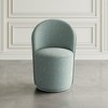 Jofran,Landon Mid-Century Modern Upholstered Swivel Dining Chair (Set of 2) - 4 of 4