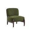 Vatros Modern Boucle Lounge Chair with Solid Wood Frame - 2 of 4