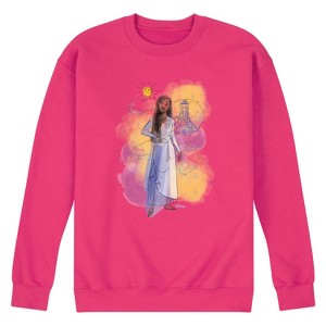 Men's - Disney - Asha Sketch In The Beginning Graphic Fleece Sweatshirt - 1 of 4
