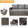 EROMMY 6 Piece Sofa Seating Group with Cushions - 4 of 4