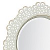 12.5" Decorative Floral Metal Lace Wall Mirror - Stonebriar Collection - 4 of 4