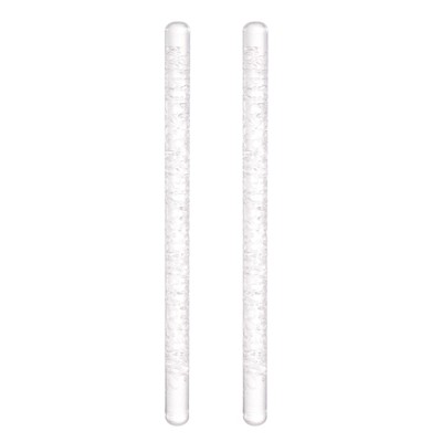 Unique Bargains Acrylic Embossed Non-Stick Round Head Baking Rolling Pins 2 Pcs