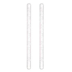 Unique Bargains Acrylic Embossed Non-Stick Round Head Baking Rolling Pins 2 Pcs - 1 of 3