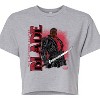 Women's - Marvel - Blade With Logo Cropped Graphic T-Shirt - 2 of 4