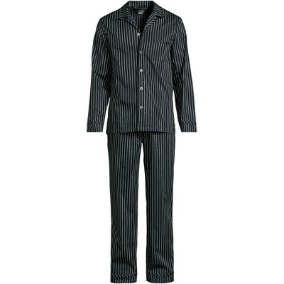 Lands' End Men's Long Sleeve Temperature Regulating Woven Sleep Set