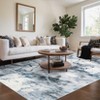 Washable Runner Rug – Modern Non-Slip Abstract Marbled Indoor Carpet for Kitchen, Hallway, Bathroom - 2 of 4