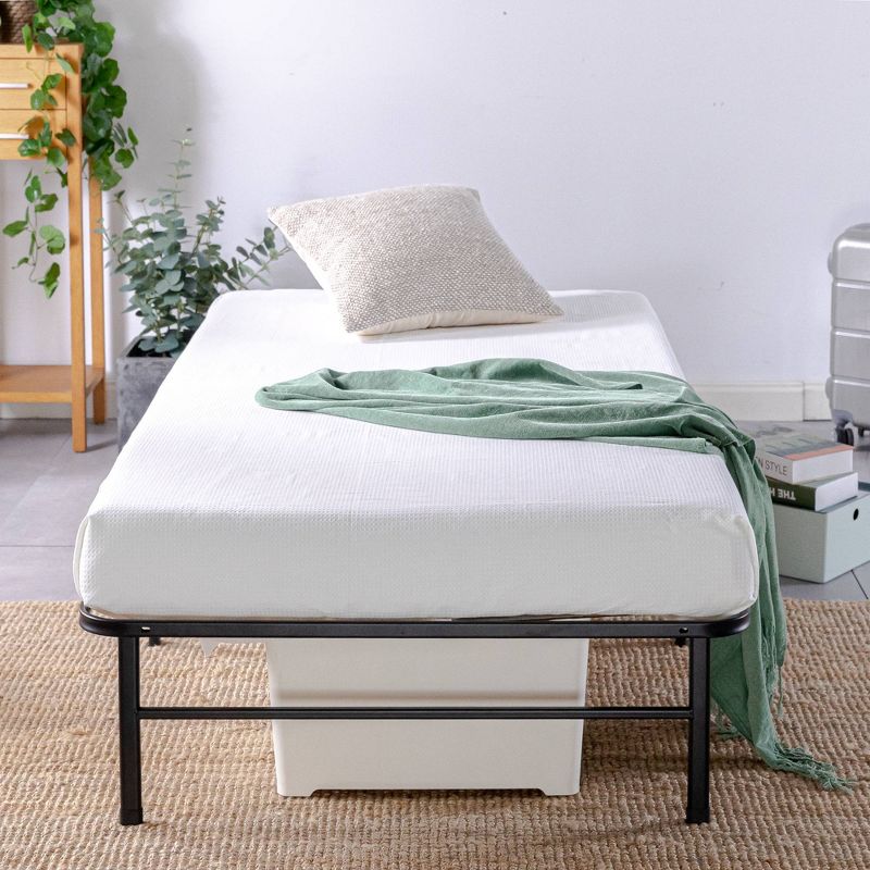14" SmartBase Essential Mattress Foundation Bed with Bamboo Slats Black - Zinus, 3 of 9