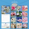 The Gifted Stationery 2025 Square Wall Calendar, Blossoms, 16-Month Floral Theme Hanging Calendar with 180 Reminder Stickers (12 x 12 In) - 4 of 4