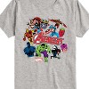 Boys' - Marvel - Avengers Stickers Style Short Sleeve Graphic T-Shirt - 2 of 4