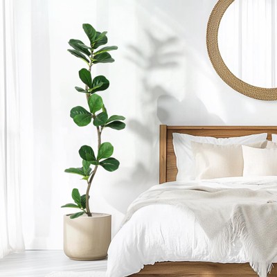 Artificial Fiddle Leaf Fig Tree - 5FT Fake Plant