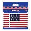 Beistle American Flag Party Tape, 3" x 20', (5/Pkg) Multicolored - 3 of 4