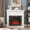 NicBex 41.34"W Electric Fireplace with Adjustable Flame Wall Mount Fireplace Electric with Remote Control,Suitable for Living Room, - 2 of 4