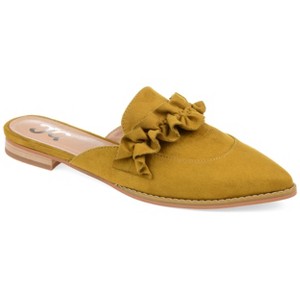 Journee Collection Womens Kessie Slip On Pointed Toe Mules Flats - 1 of 4