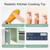 ROBOTIME Pretend Play Wooden Kitchen, Green, 20.86"*11.61"*29.13" - 2 of 4