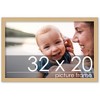 PosterPalooza | Minimalist Yellow Picture Frame - UV Acrylic, Backing Board, Hanging Hardware Included - 2 of 4