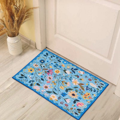 Maxax Nature Voja Non-Slip Machine Washable Colorful Modern Area Rug For Living Room, Hallway Runner, Entryway Rug