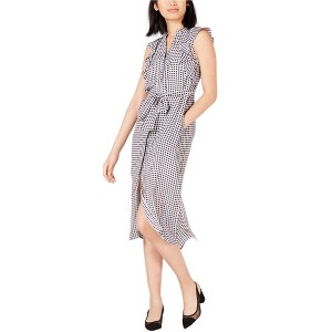 maison Jules Womens Flutter Sleeve Midi Dress - 1 of 1