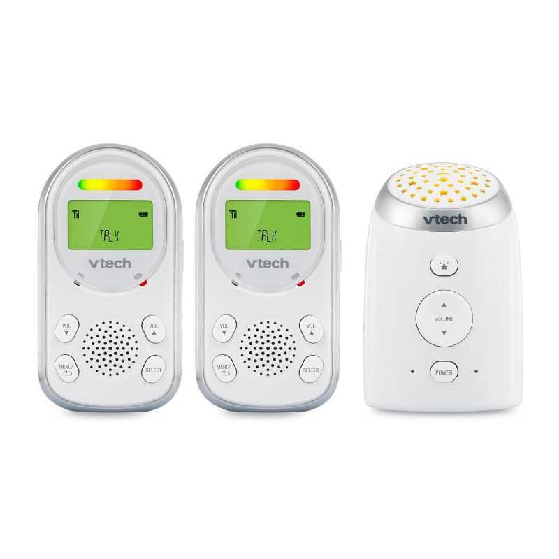 VTech 2 Parent Digital Audio Monitor with Ceiling Night Light - TM8212-2, 1 of 6