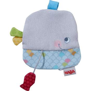 HABA Whale Crackly Lovey Crinkle Cloth Baby Toy