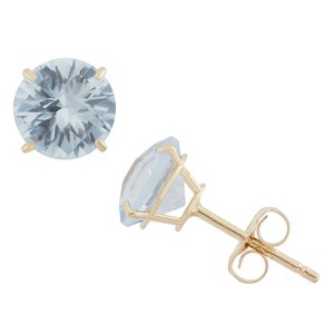 Designs By Gioelli 10K Gold Gemstone Stud Earrings - 1 of 2