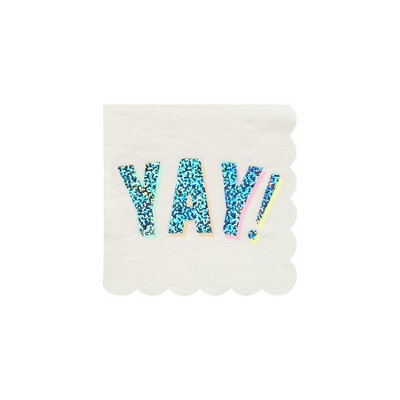 Meri Meri Yay Sparkle Small Napkins