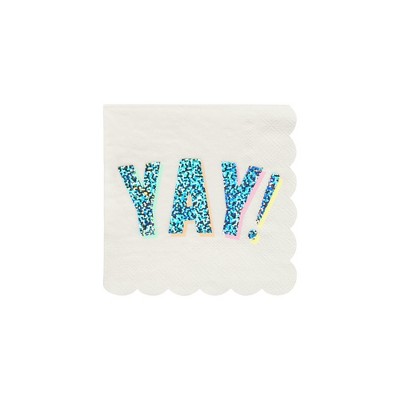 Meri Meri Yay Sparkle Small Napkins